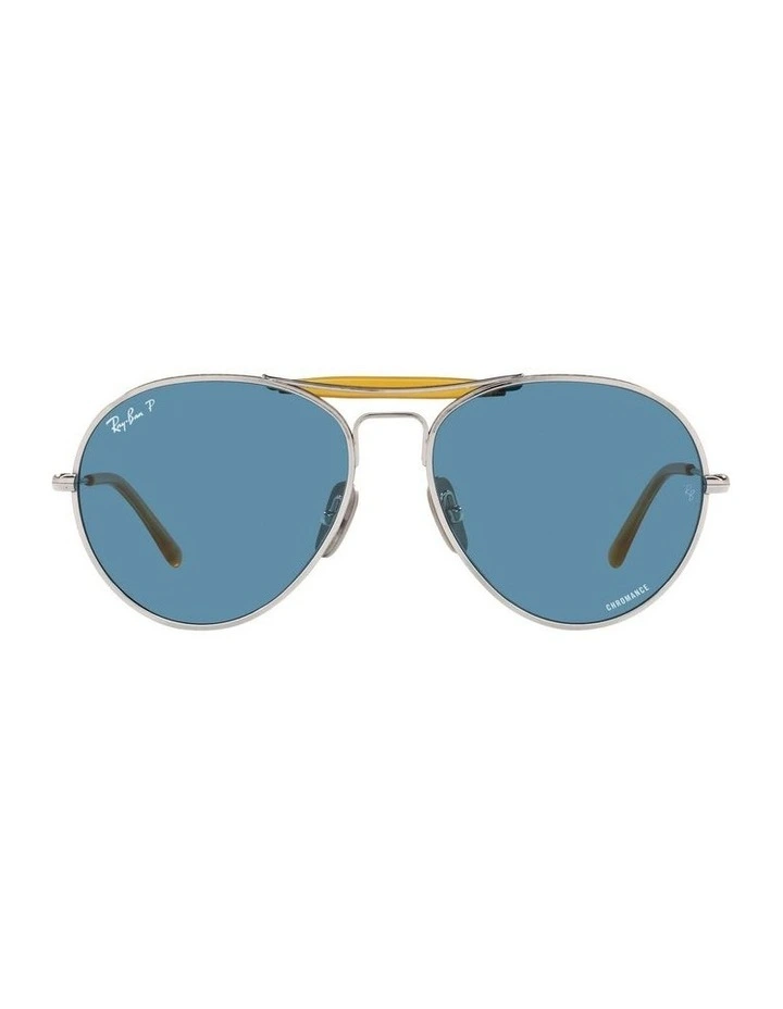 RB8063 Titanium Silver Polarised Sunglasses