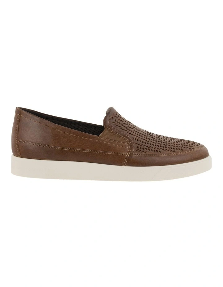Street Lite Leather Slip On Shoe in Brown