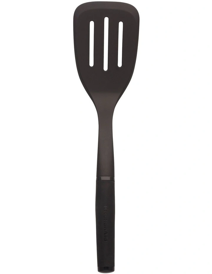 Soft Touch Nylon Slotted Turner in Black