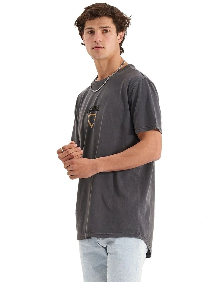 Vulture Cape Back Tee in Pigment Asphalt