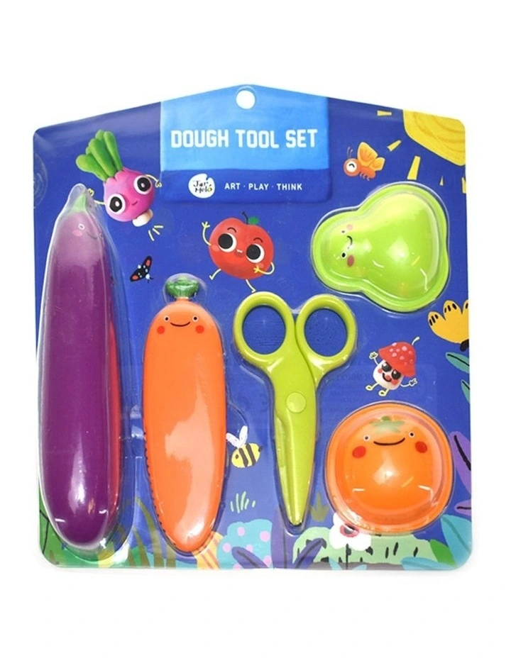Fruit Dough Sculpting Modelling Clay Mould Play Tool Set 5 Piece