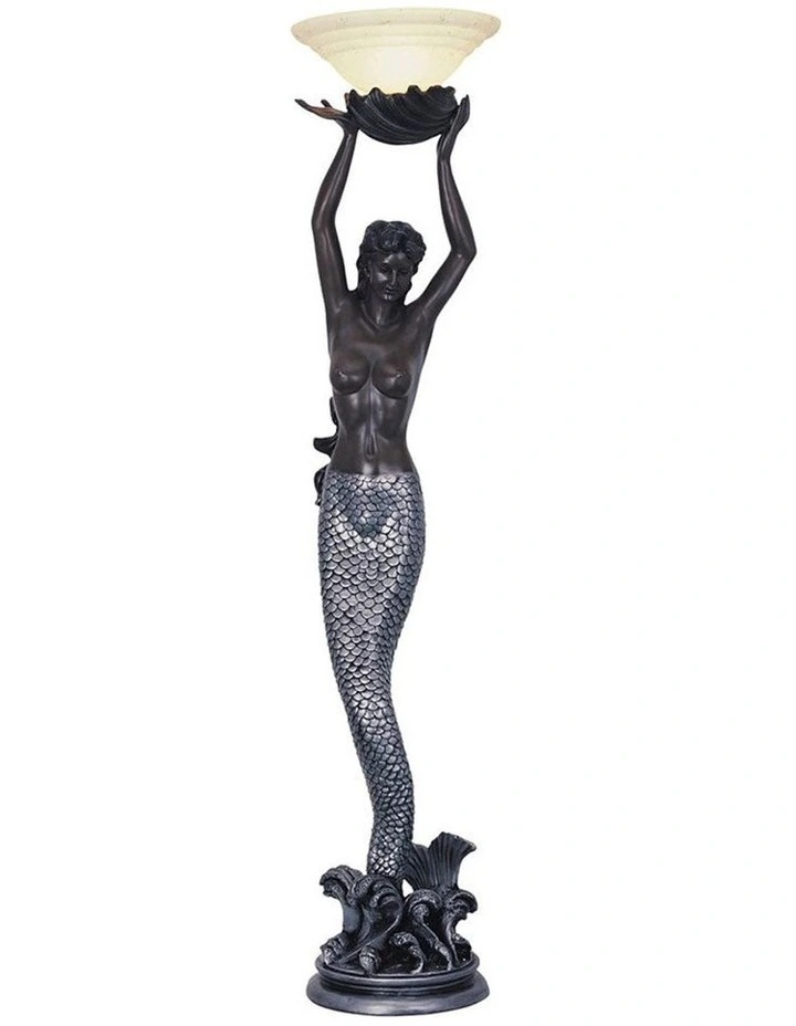 Mermaid Floor Lamp Bronze