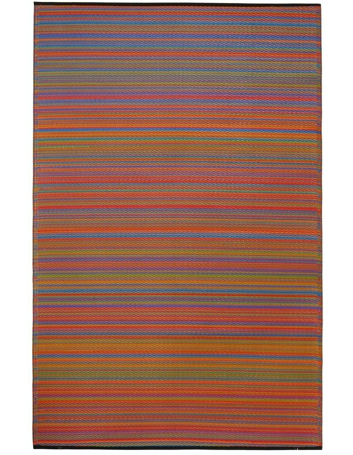180x270 CM Recycled Plastic Outdoor Rug Waterproof Reversible Multicolour Cancun