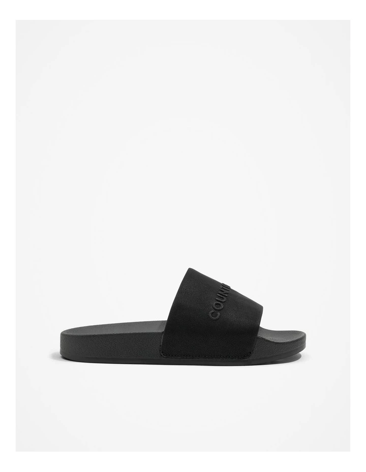Logo Pool Slide in Black