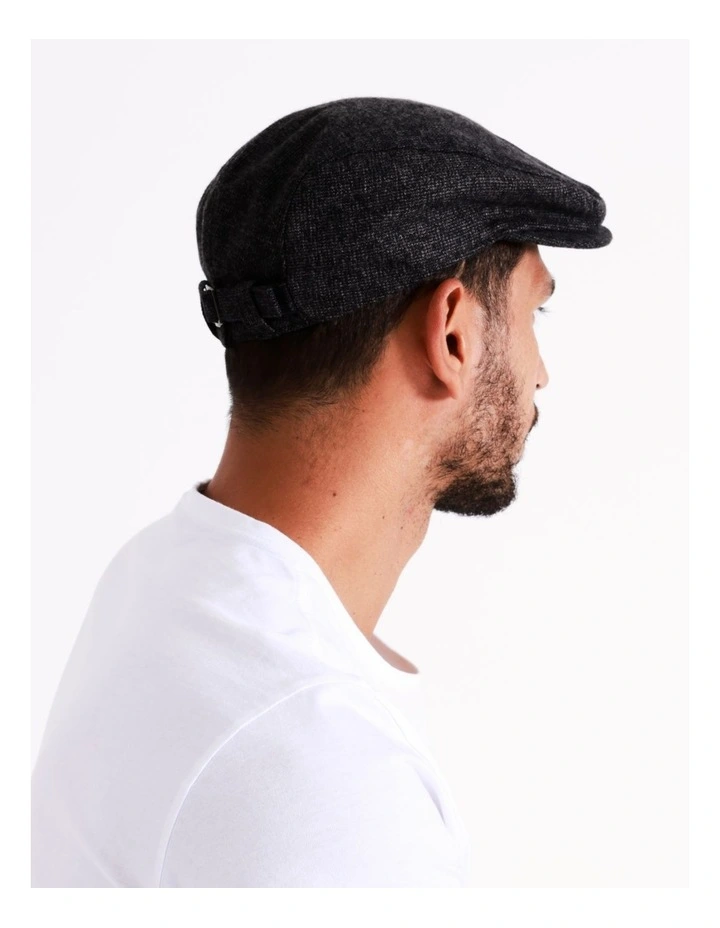 Driving Cap in Charcoal