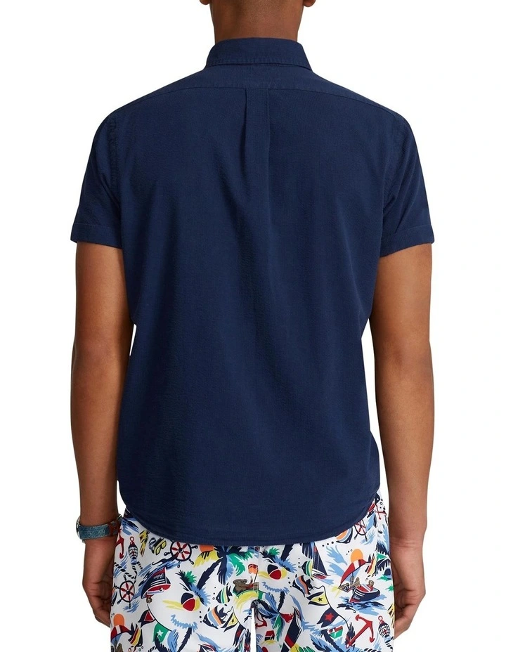 Prepster Classic Fit Seersucker Shirt