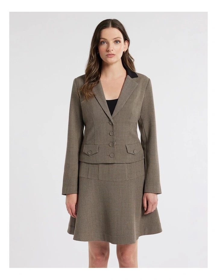 Ashley Jacket in Brown/Black