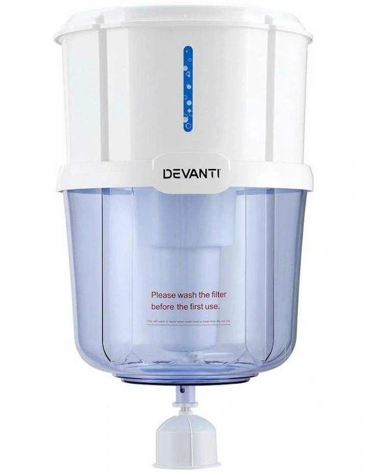 Water Cooler Dispenser Filter Bottle 15L in White