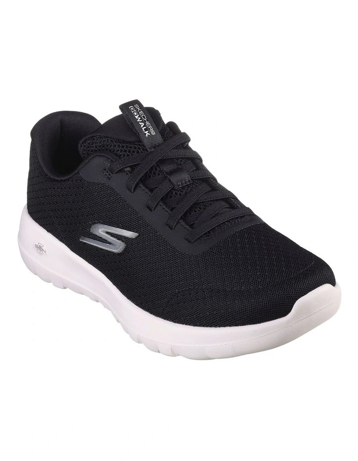 Go Walk Joy Sea Wind Sneaker in Black/White