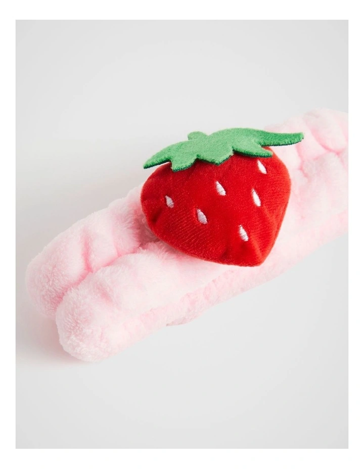 Strawberry Spa Headband in Multi