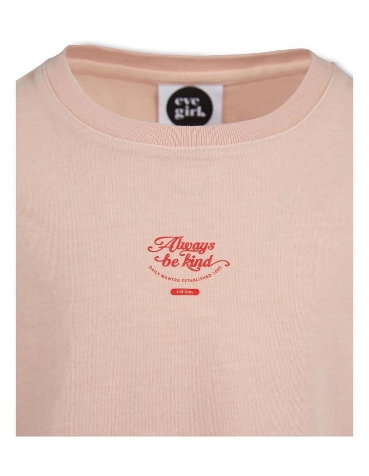 Kind Is Better Tee (3-7 Years) in Pink