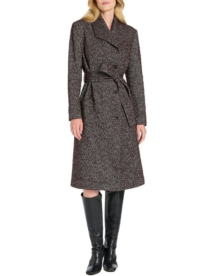 Alicent Wool Coat in Multi