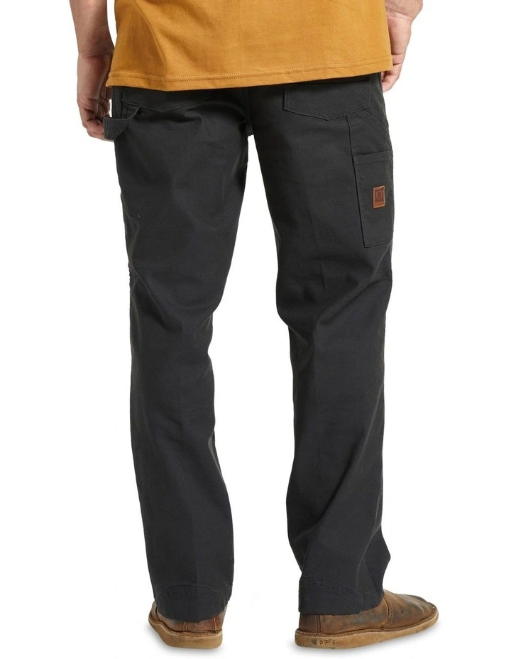 Builders Carpenter Pant in Washed Black