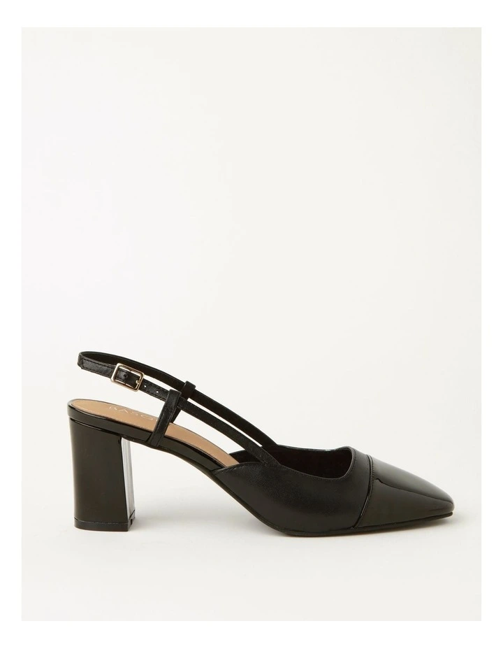 Tiffany Heeled Shoe in Black