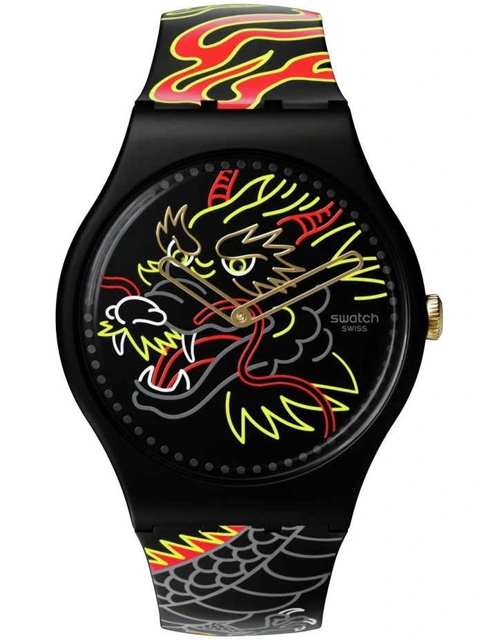 Dragon Wind Watch in Black