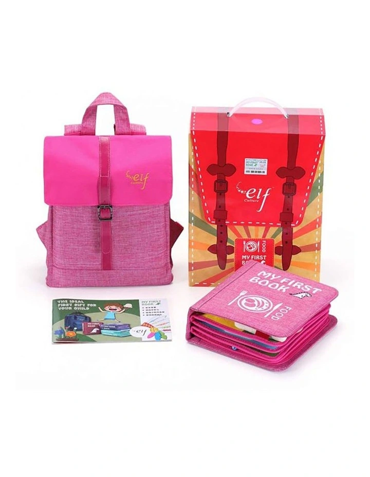 My First Book 5 Kids Early Education Learning Gift in Pink