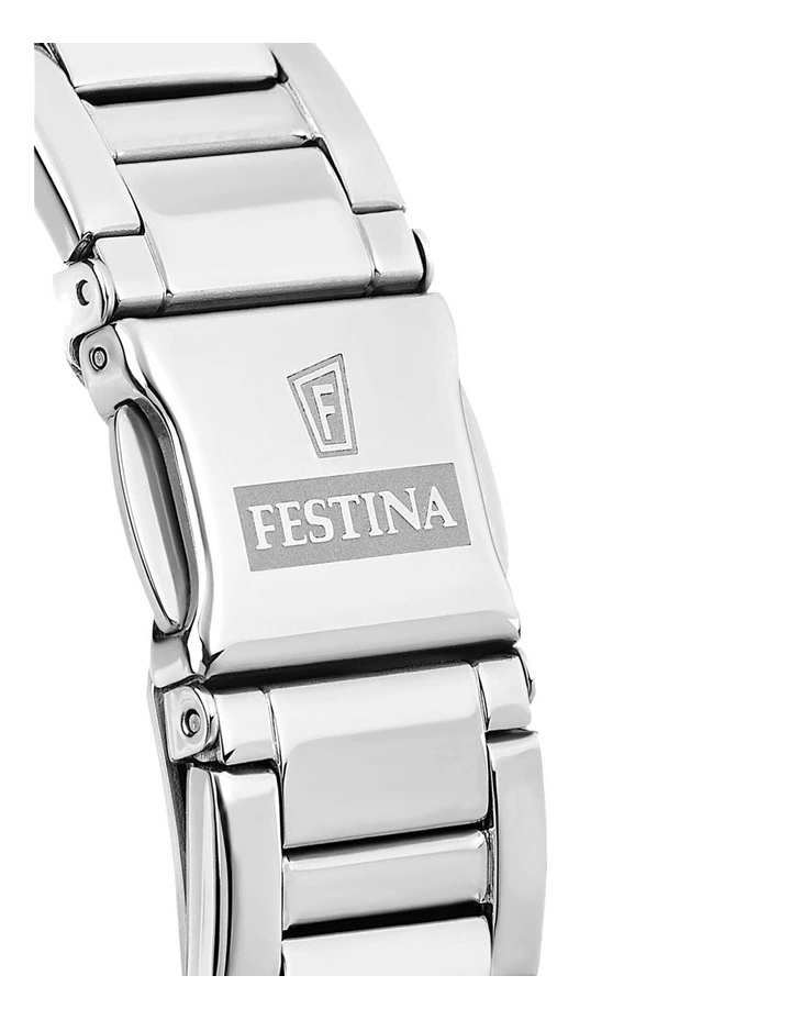 Boyfriend Stainless Steel Watch in Silver