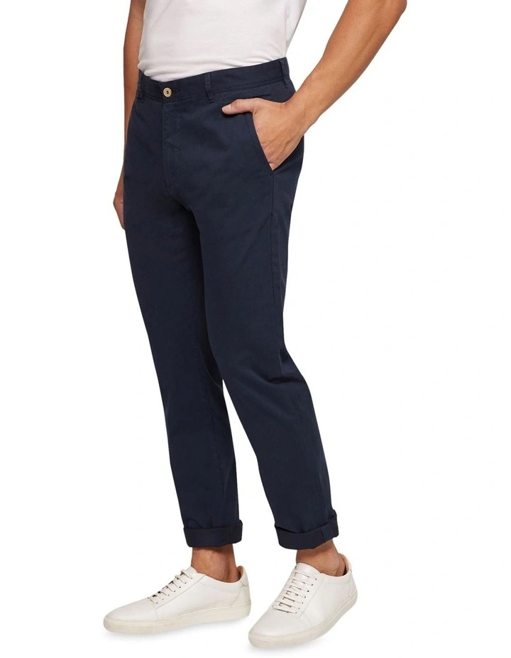 Danny Casual Organic Cotton Chinos in Blue