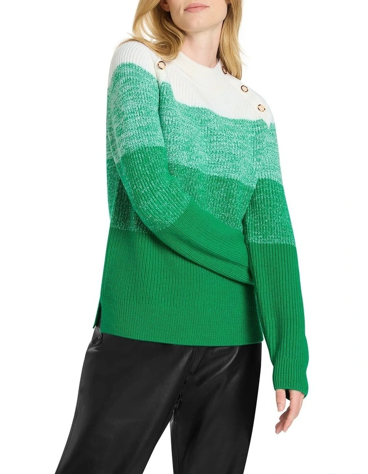 Finley Merino Ombre Knit in Green