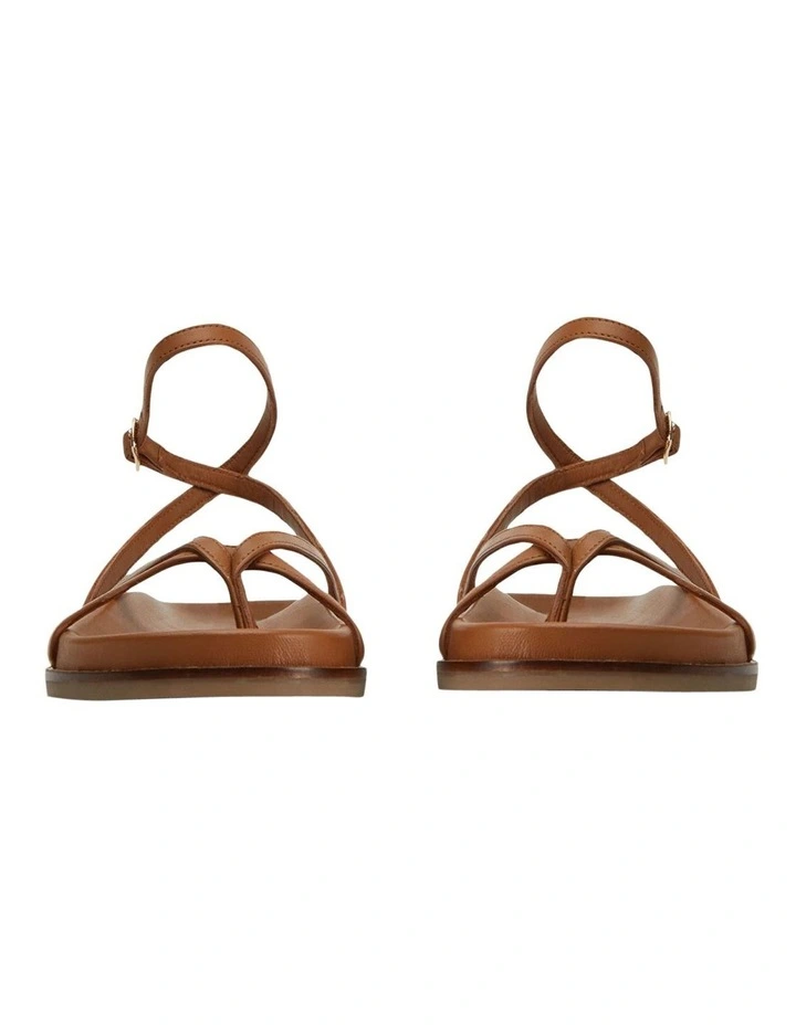 Lucie Sandals in Tan Nappa