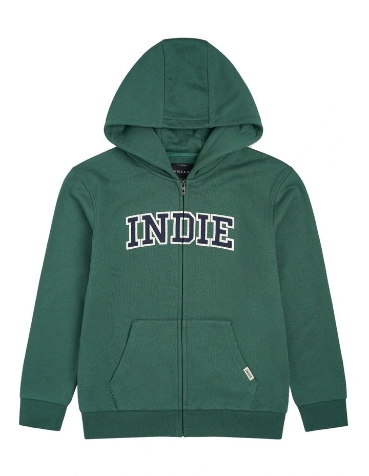 The Huntington Hoodie (3-7 years) in Forest