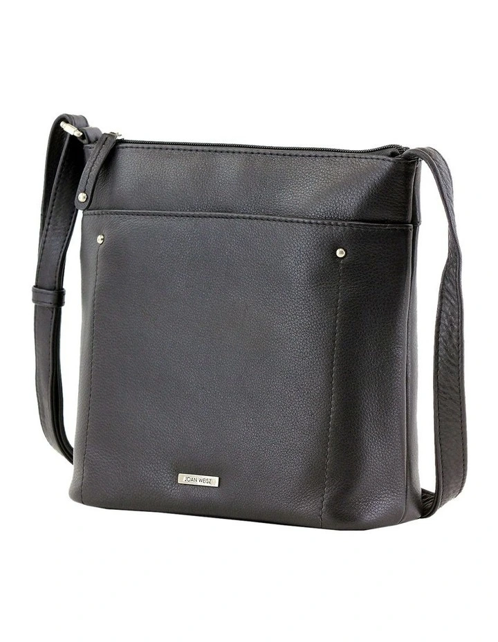 Nomad Black Zip Top Crossbody Bag JWM136