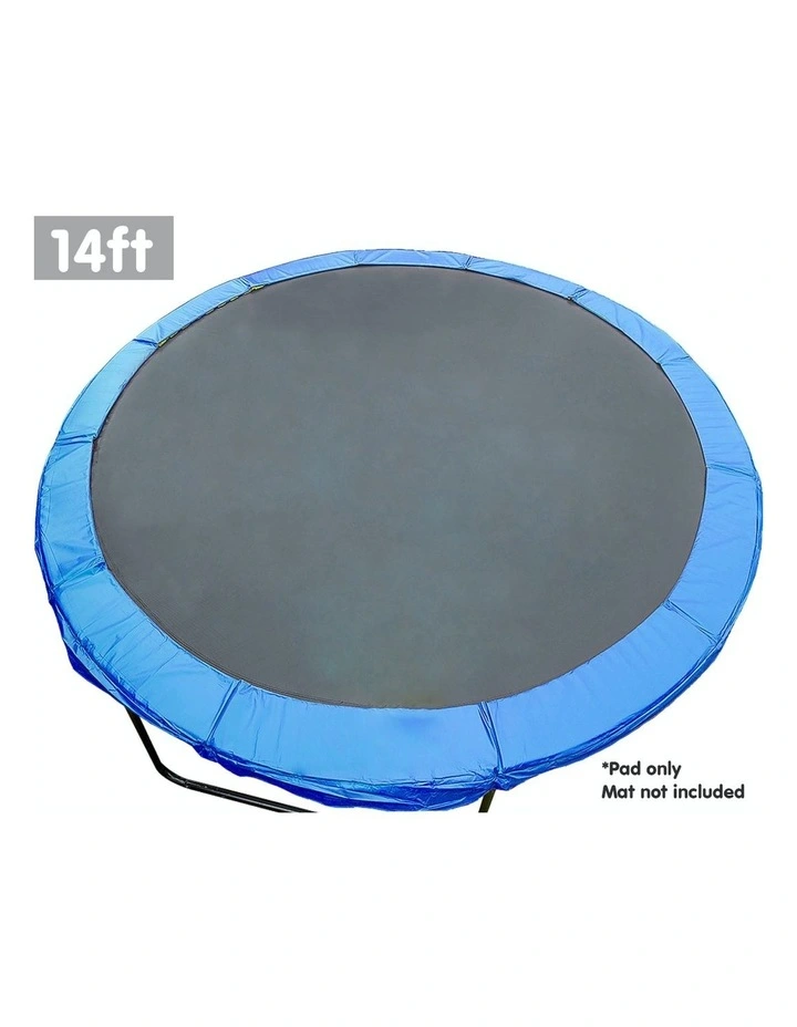 New Replacement Trampoline Safety Spring Pad Cover Blue 14ft