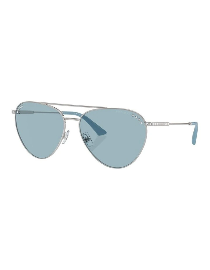 JC4002B Sunglasses in Silver