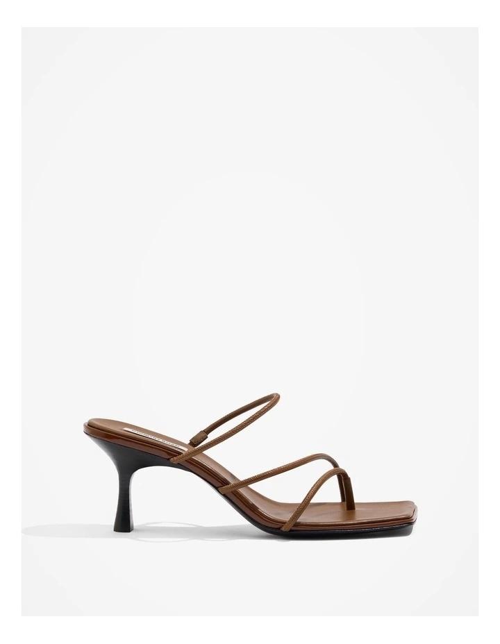 Demi Heel in Bark