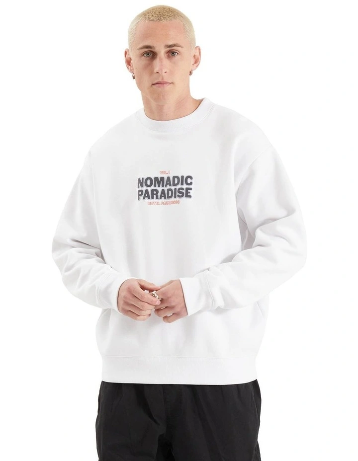 Radical Crew Neck Sweater in White