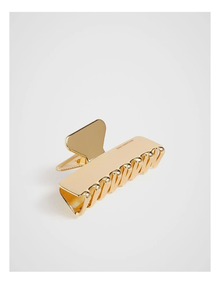 Metal Claw Clip in Gold