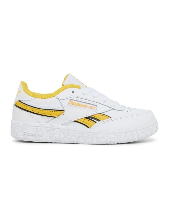 Club Revenge Sneakers in White/Yellow