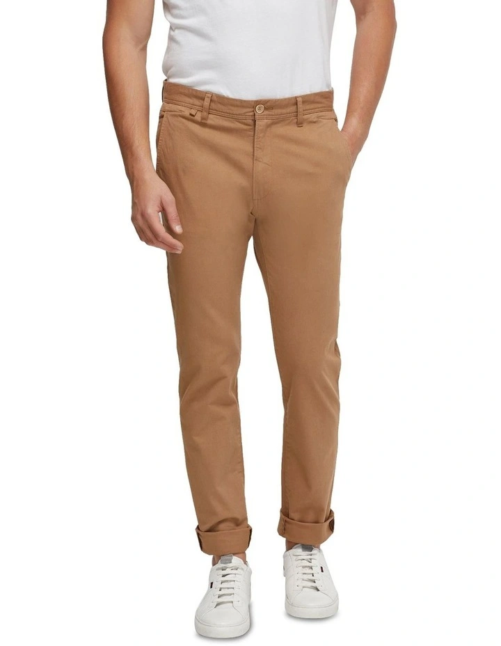 Danny Casual Organic Cotton Chino in Caramel