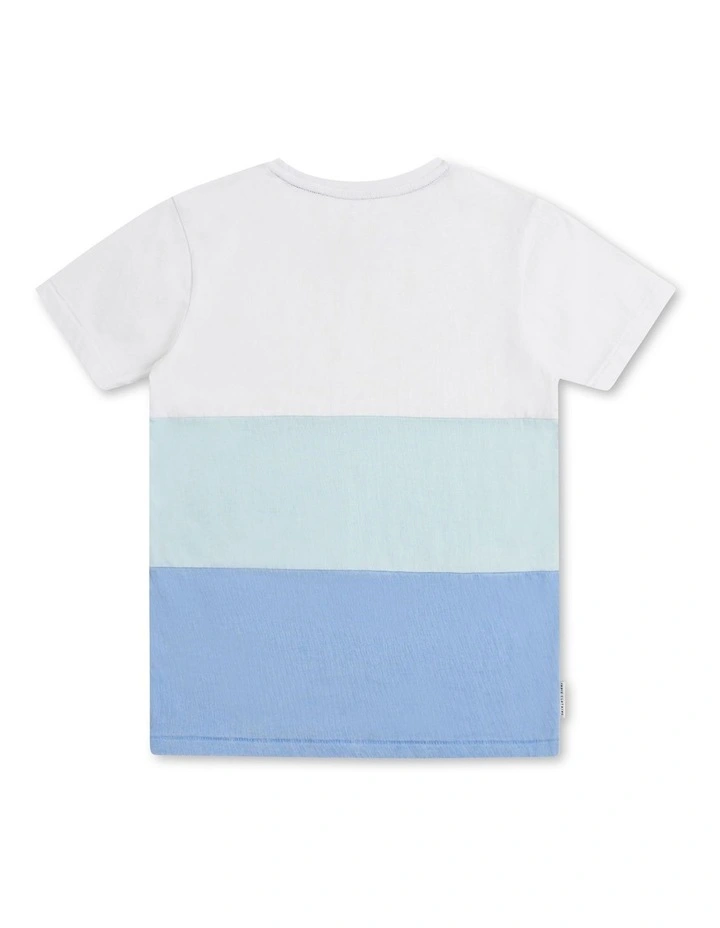 The Marcoola Block Tee (8-16 years) in White