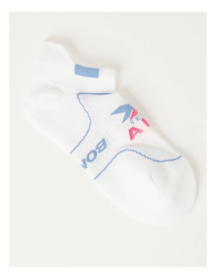 X-Temp Air Low Cut Socks 2 Pack in Black/White Assorted