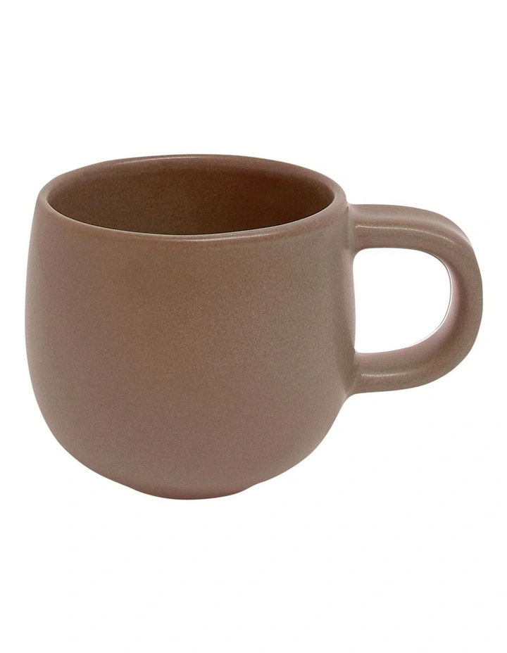 Hue Truffle Espresso Cup & Saucer in Taupe