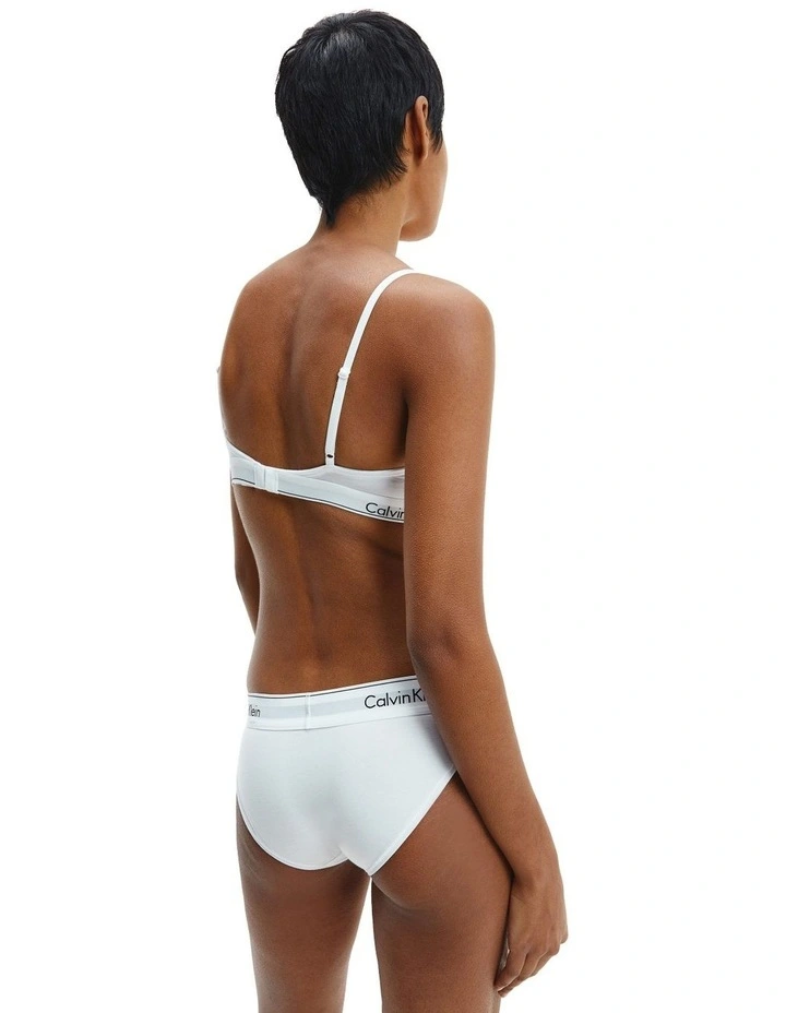 Modern Cotton Bikini Brief in White