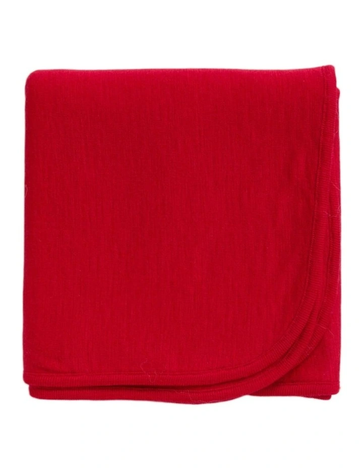 Merino Wrap in Red
