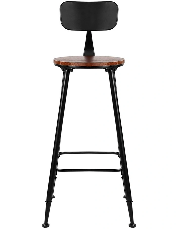 Bar Stools Vintage 2x Metal Chairs