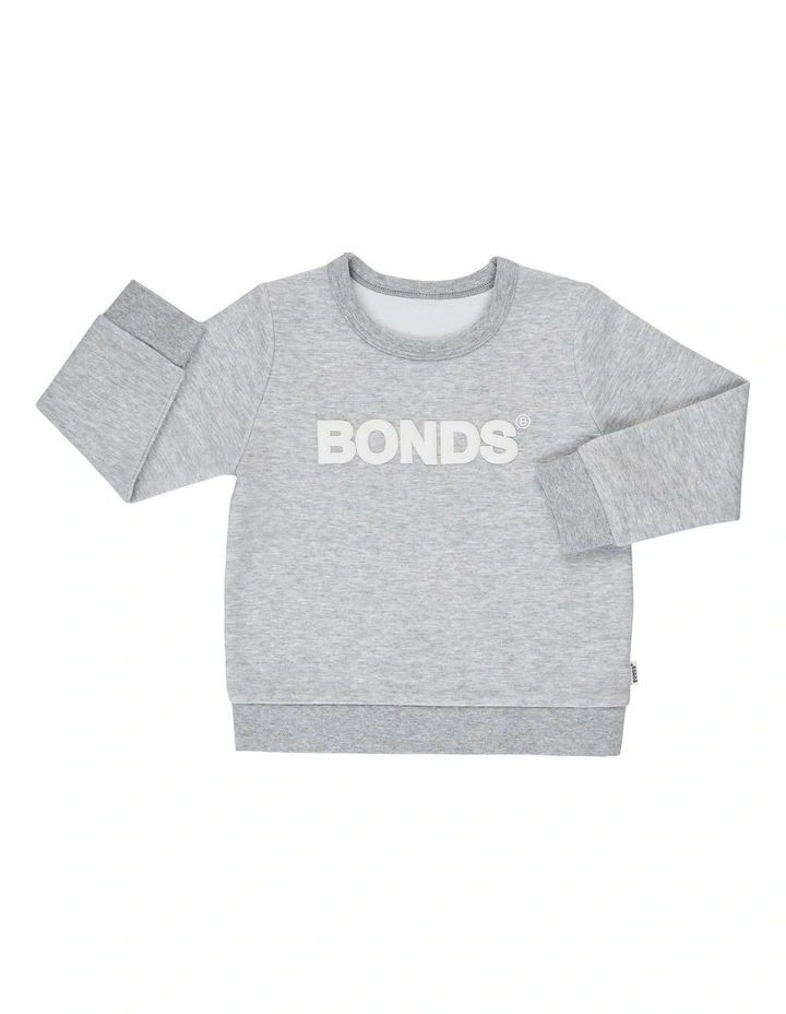 Tech Sweats Pullover (Sizes 3-7) in Grey