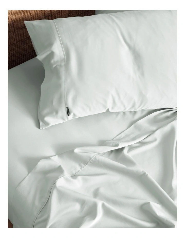 Nara Bamboo Cotton 400TC Sheet Set in Sky