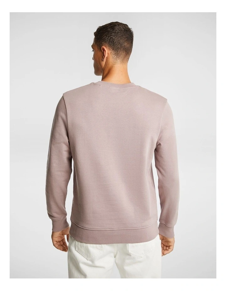 Beau Crew Sweatshirt in Mauve