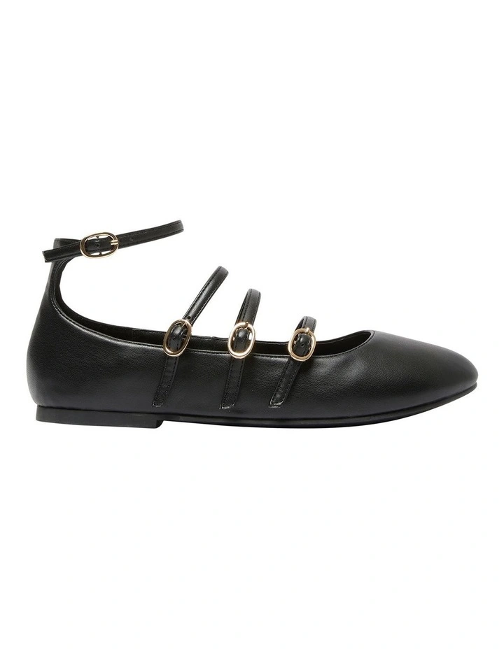 Layla Ballet Flats in Black