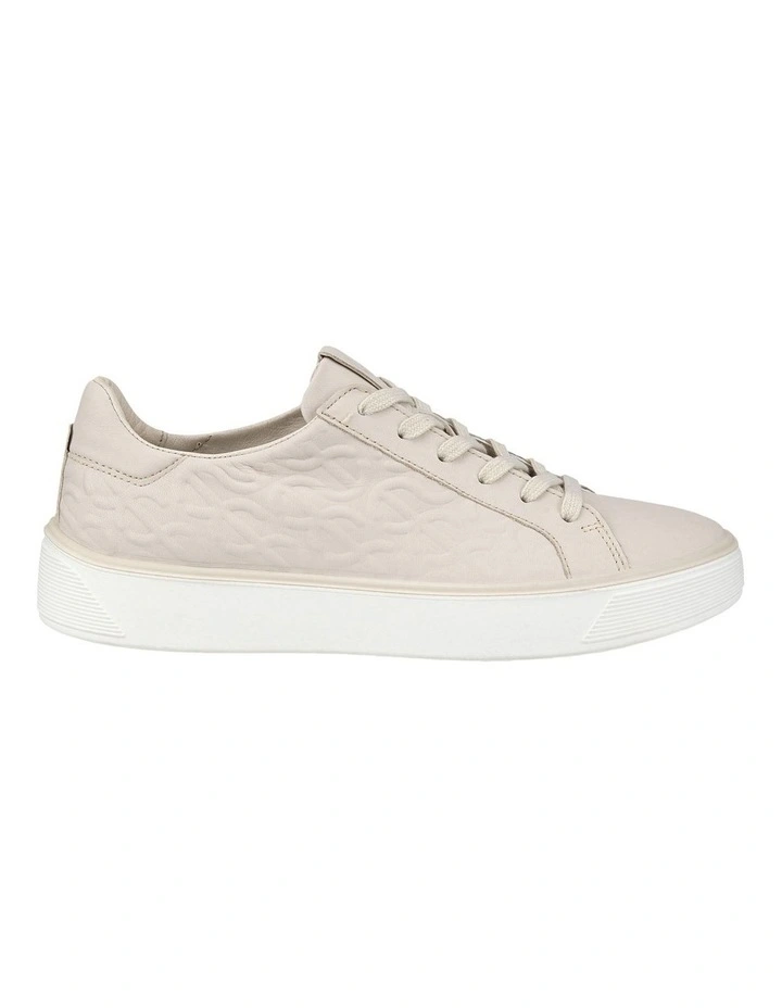 Street Tray Leather Sneaker in Beige
