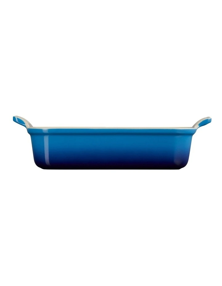 Heritage Rectangular Deep Dish 26cm in Azure Blue