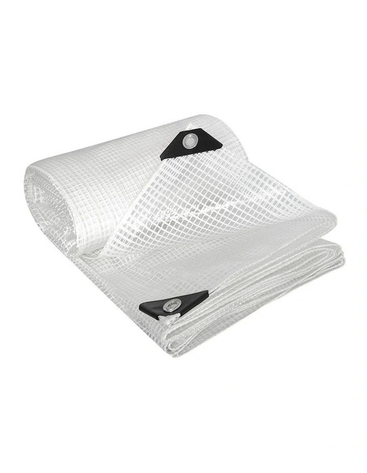 Heavy Duty Tarp 200GSM 6.1mx7.3m in Clear