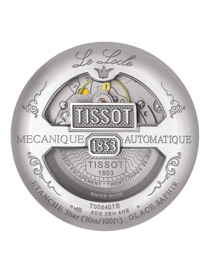 Le Locle Powermatic 80 T0064071603300 Automatic Watch in Silver