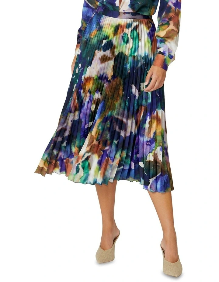 Maeve Marble Skirt in Multi