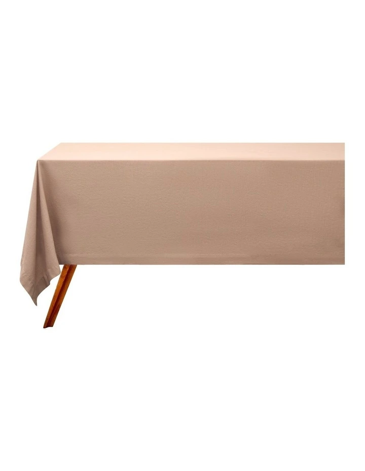 Cotton Classics Rectangle Tablecloth 300x150cm in Latte