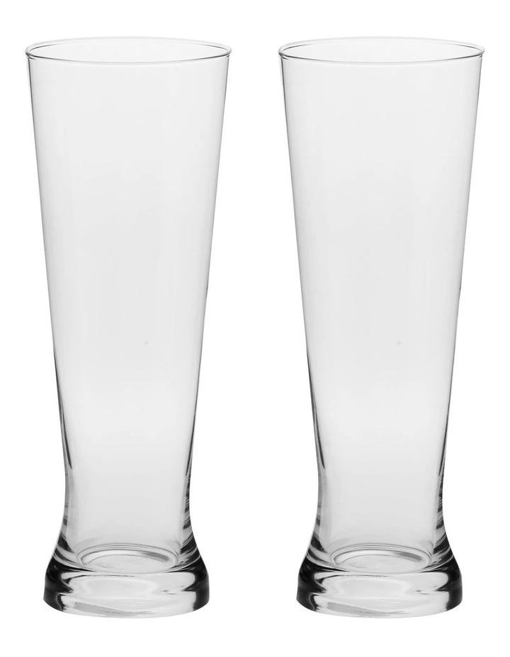Duet Pilsner 500ml Set Of 2 Boxed in Clear